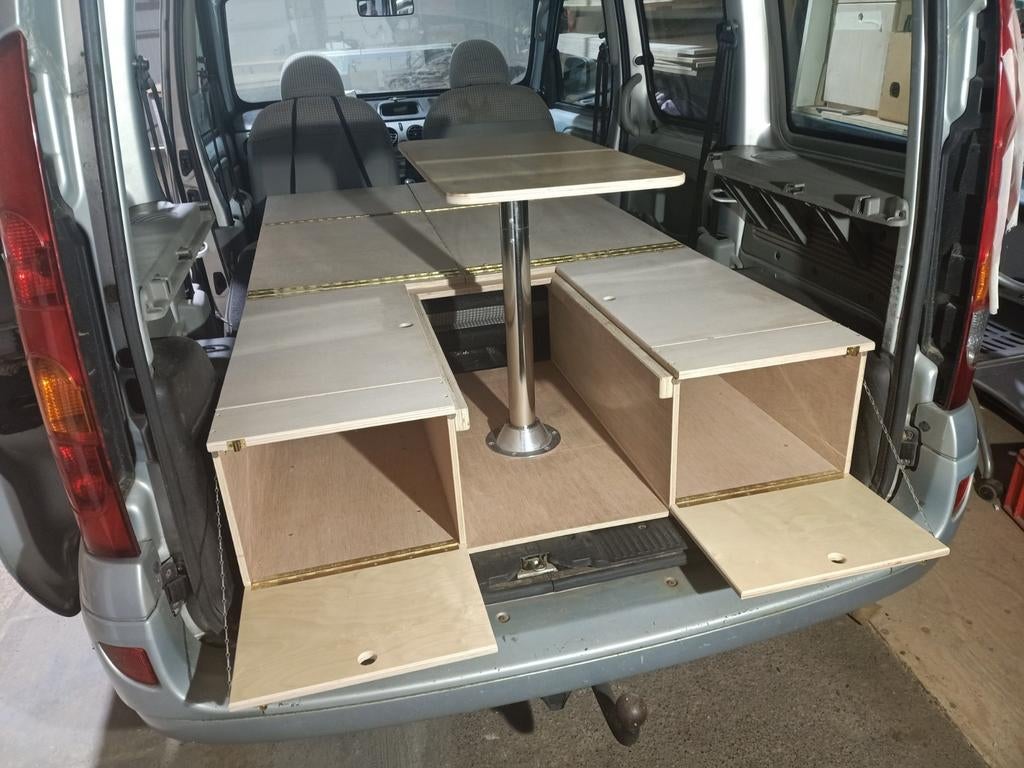 Minicamper, mini camper, camperbox, Kangoo, Berlingo, fiat., Ophalen