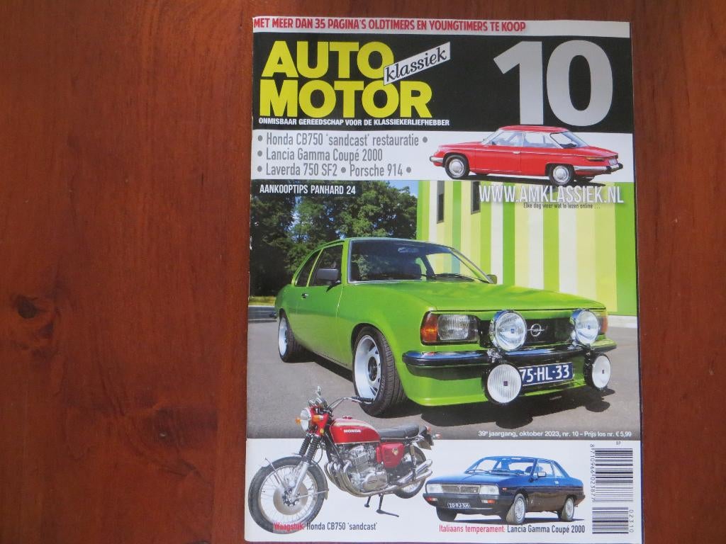 Auto Motor Klassiek 10 2023 Lancia gamma Coupé 2000, Panhard, Boeken, Ophalen of Verzenden, Nieuw, Porsche