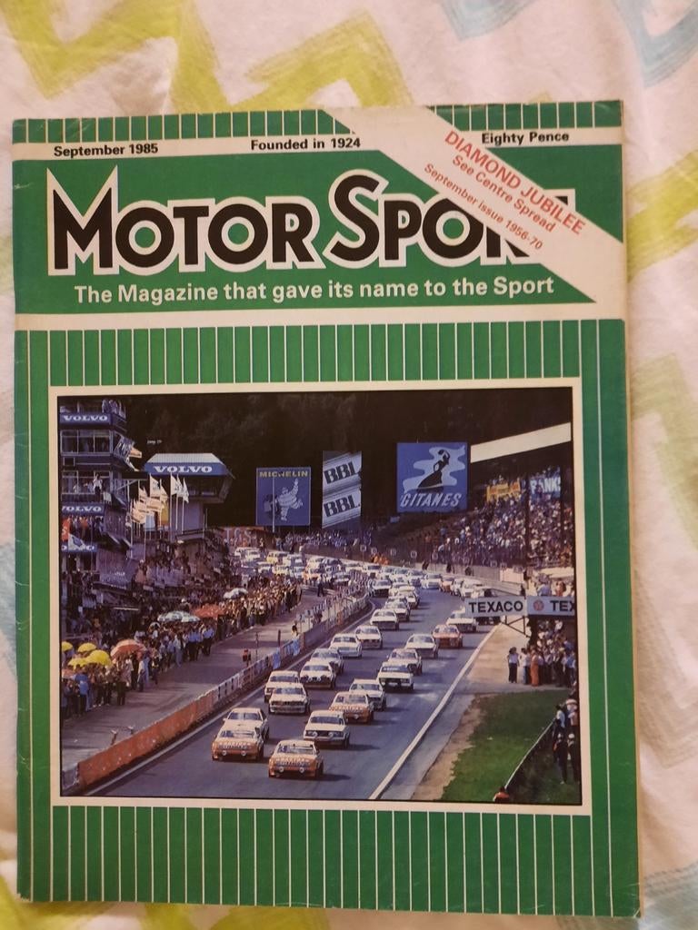 Motor Sport tijdschrift september 1985, Ophalen of Verzenden