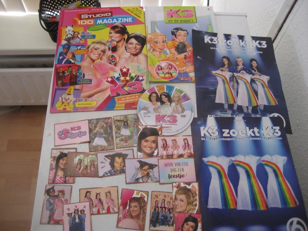 k3 boekjes stickers etc, Verzamelen, Ophalen of Verzenden, Gebruikt, Overige typen