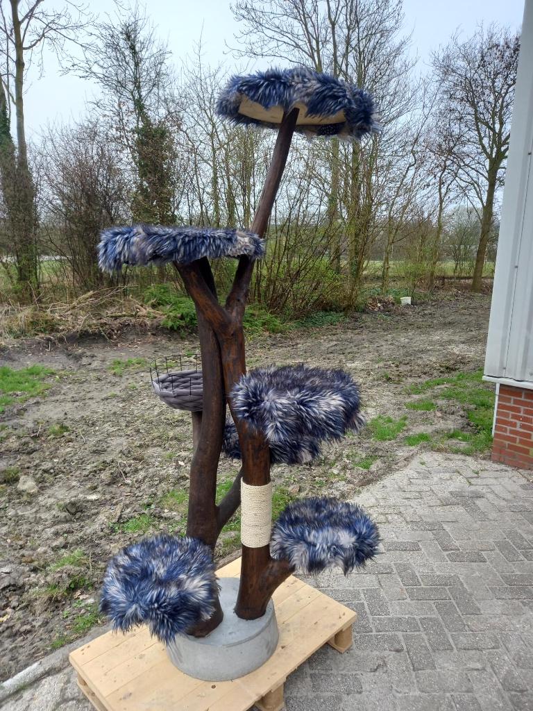 krabpaal, klimboom, boomstam krabpaal, Dieren en Toebehoren, Krabmeubelen, Ophalen, Nieuw, Krabpaal