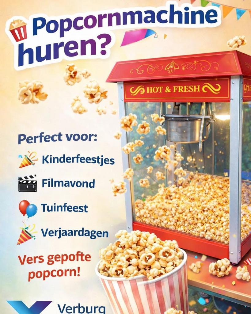 Popcorn machine te huur, Ophalen
