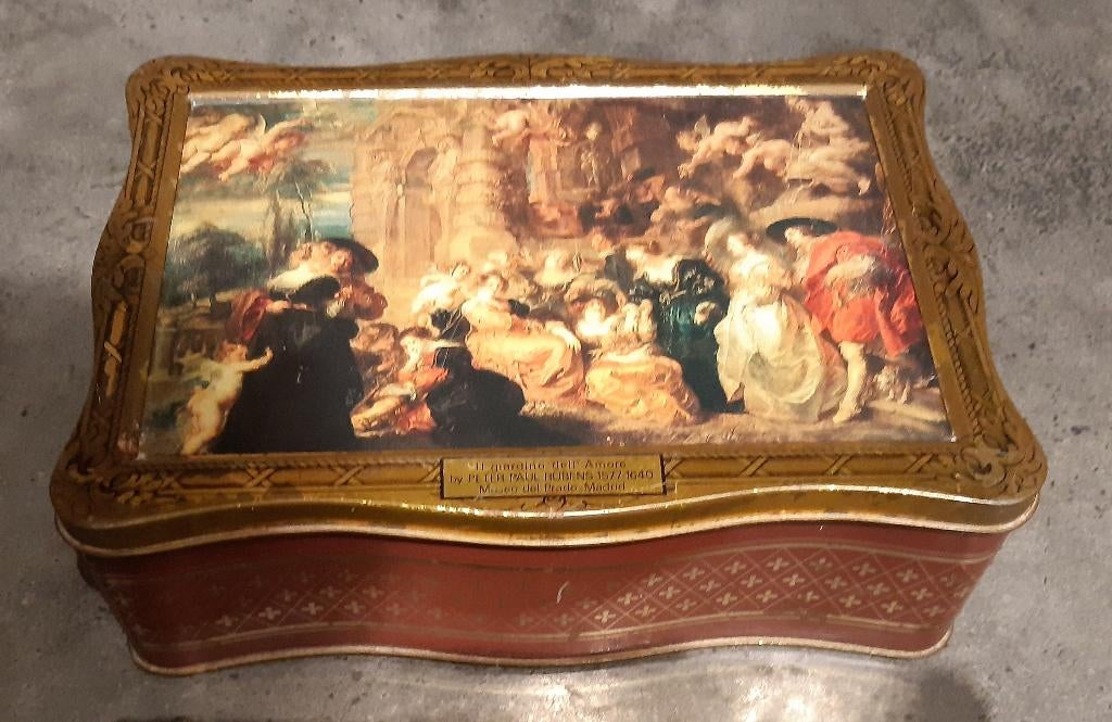 blik met afbeelding Peter Paul Rubens, Ophalen of Verzenden, Gebruikt, Overige, Overige merken