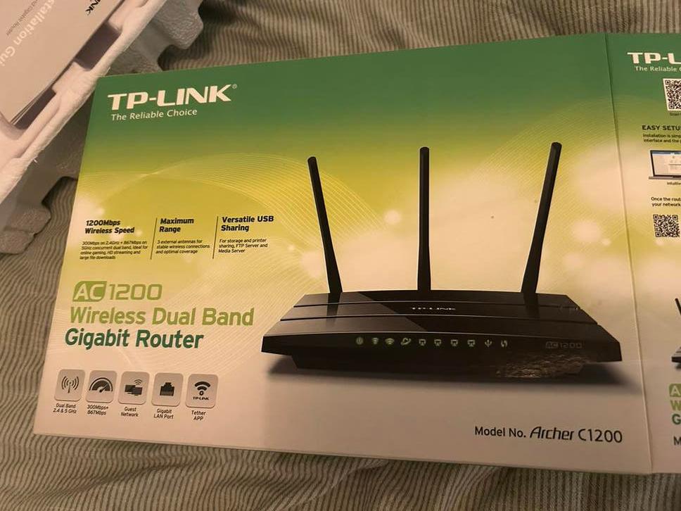 TP-Link AC1200 router - werkt goed!, Computers en Software, Routers en Modems, Ophalen of Verzenden, Gebruikt, Router