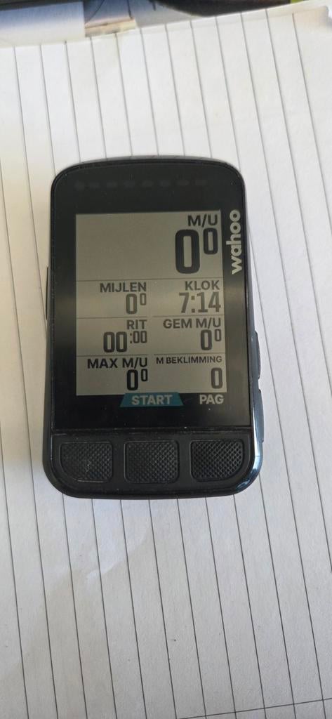 Te koop: Wahoo ELEMNT BOLT WFCC5 V2 ‍️, Ophalen, GPS, Zo goed als nieuw