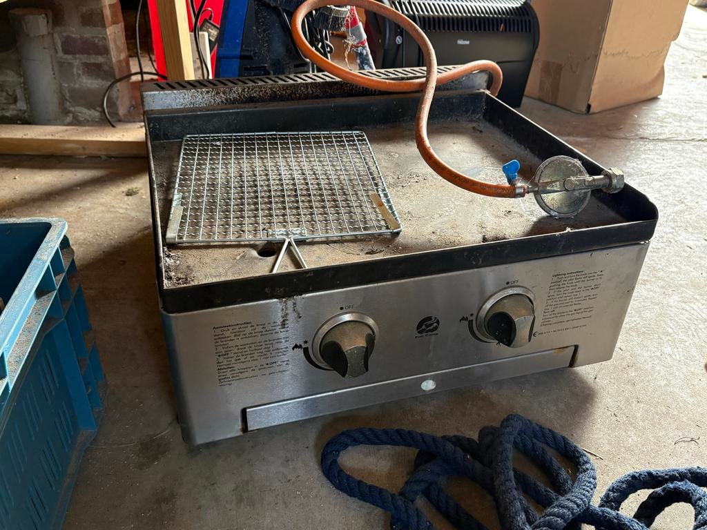 Bakplaat op gas / propaan - Fun Camp, Tuin en Terras, Gasbarbecues, Ophalen, Gebruikt