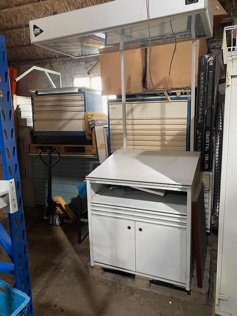 licht/beoordeling combinatie en div kasten uit drukkerij, Ophalen, Gebruikt, 170 cm of meer