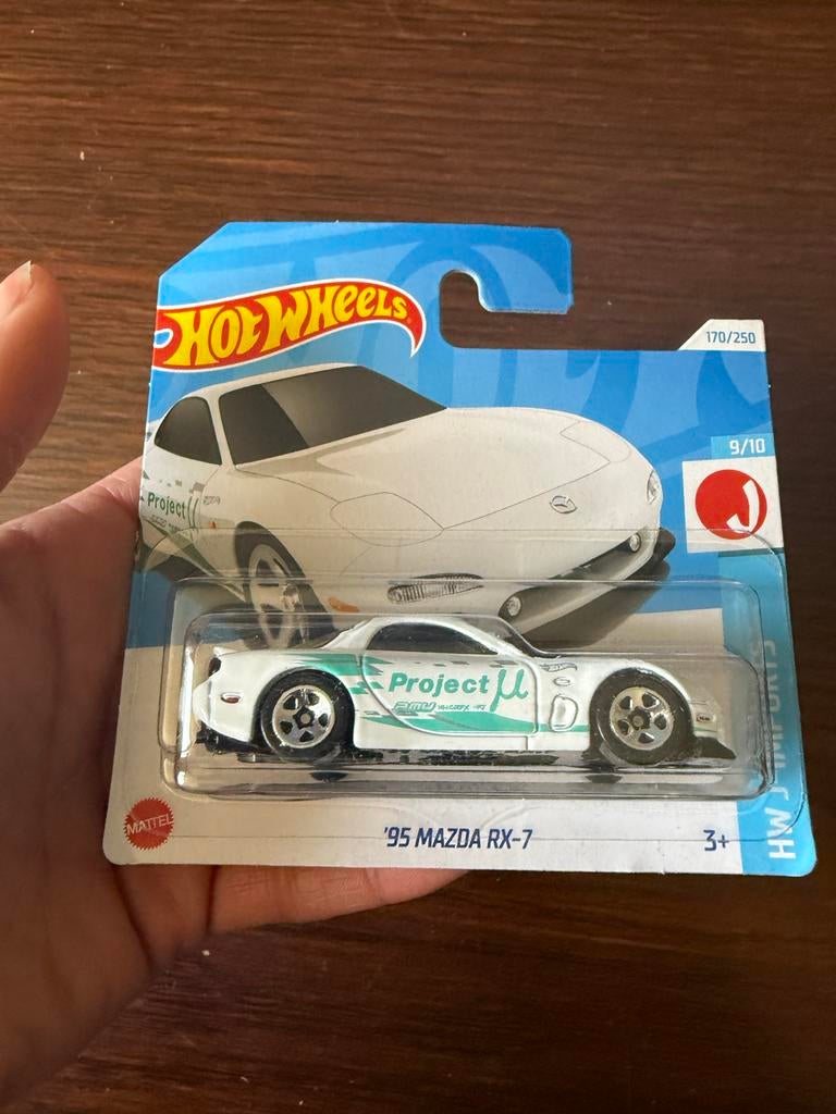Hot Wheels '95 Mazda RX-7, 1:50 of kleiner, Auto, Nieuw, Ophalen