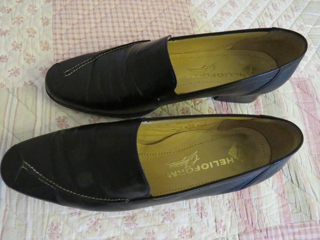 schoenen dames zwart Helioform 38 (5), Schoenen met lage hakken, Zwart, Ophalen of Verzenden, Zo goed als nieuw