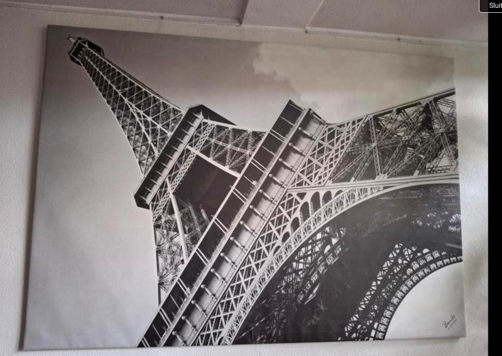 eiffeltoren op Canvas Ikea, Ophalen, Gebruikt