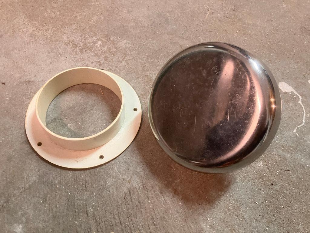 Vemefa rvs dakventilator (paddestoel) voor op de boot, Watersport en Boten, Ophalen of Verzenden, Gebruikt, Overige typen