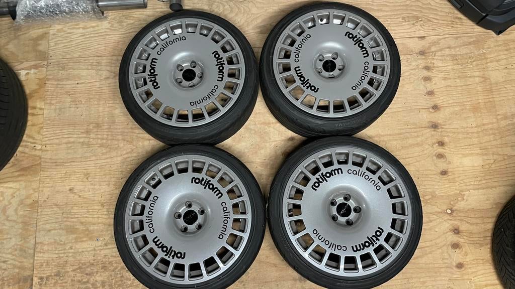 18” Rotiform VCE 5x100 (VW R32 / Audi TT, Ophalen, 18 inch, Velg(en), Zomerbanden