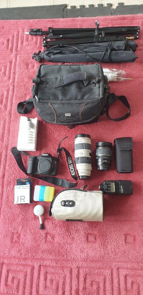 complete Canon fotografie set, Audio, Tv en Foto, Fotocamera's Digitaal, Spiegelreflex, Canon, Ophalen of Verzenden, Zo goed als nieuw