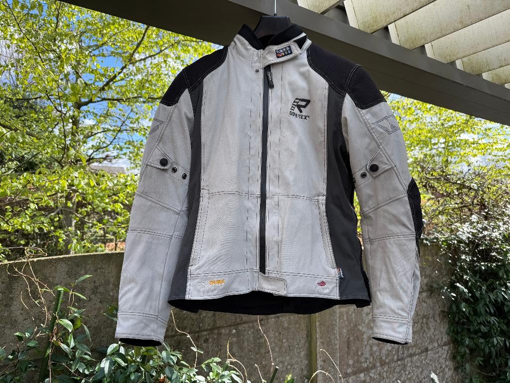 Rukka lady Jack Flexina silver 40 + Broek Elastina black 40, Motoren, Kleding | Motorkleding, Combipak, Rukka, Ophalen of Verzenden