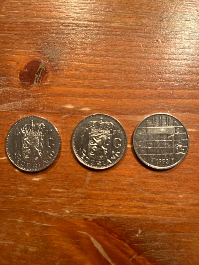 Guldens Koningin Juliana (1967-1980), Postzegels en Munten, Munten | Nederland, 1 gulden, Koningin Juliana, Setje, Zilver