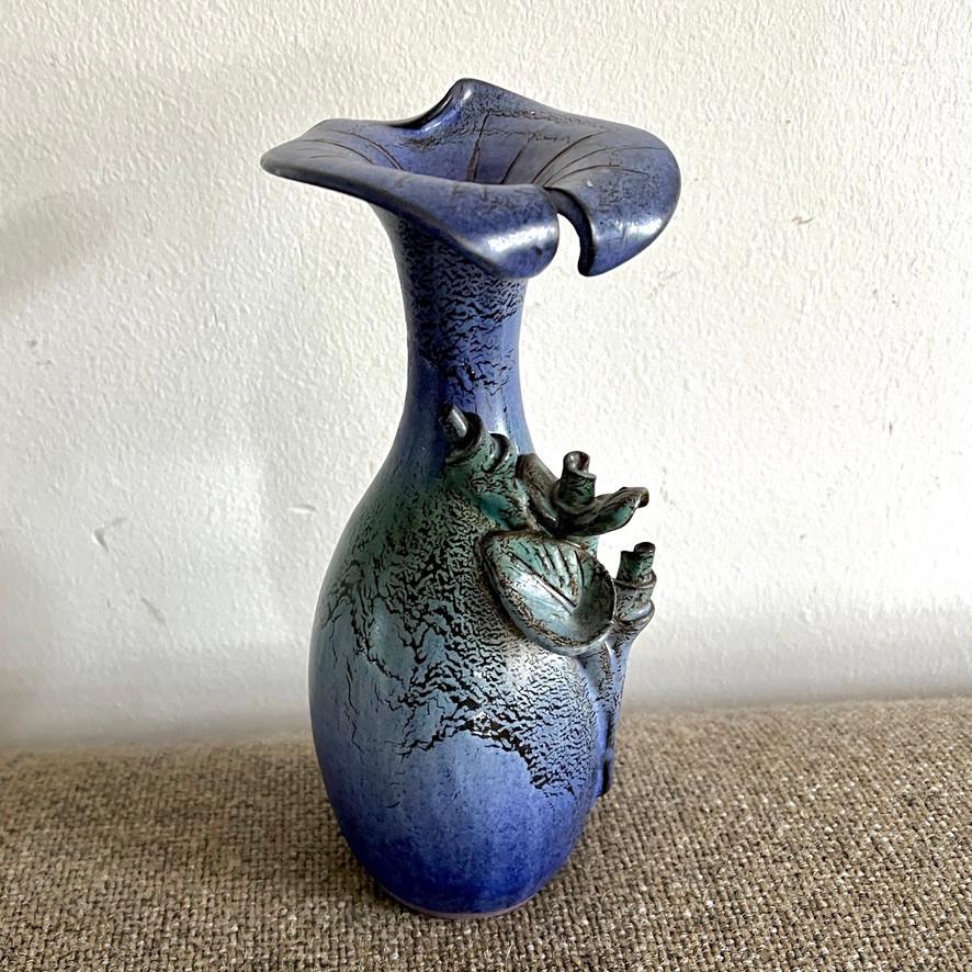 Keramiek vaas, Overige kleuren, Aardewerk of Porselein, Ophalen of Verzenden, Zo goed als nieuw