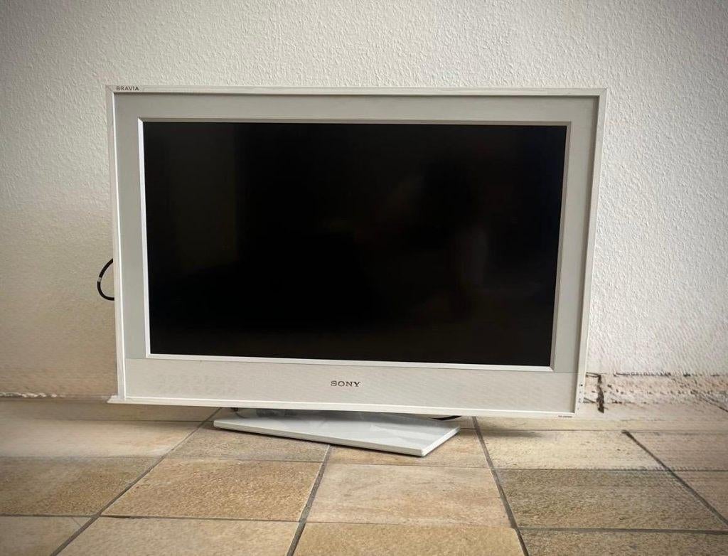 Sony Bravia LCD tv – wit – met HDMI – werkt goed, Ophalen, Gebruikt, 50 Hz, HD Ready (720p)