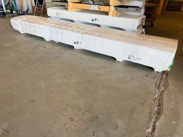 Deurpanelen garagedeur Br. 3450 x H. 3220 GROEN, Ophalen of Verzenden, Metaal, 120 cm of meer, 215 cm of meer