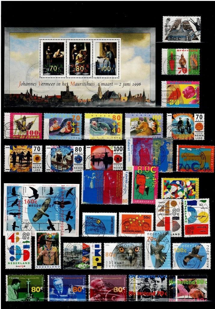 Nederland, groot kavel gestempeld (003), Postzegels en Munten, Verzenden, Na 1940, Gestempeld