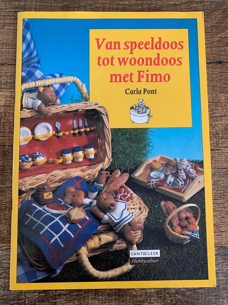 Boek: Van speeldoos tot woondoos met Fimo - Carla Pont, Boeken, Ophalen of Verzenden, Zo goed als nieuw, Kleien en Boetseren