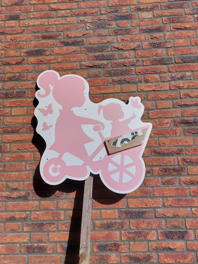 Geboortebord, Ophalen, Zo goed als nieuw