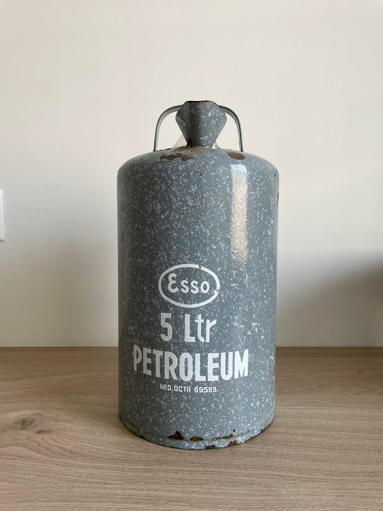 Vintage ESSO petroleum blik/kan 5L, Ophalen