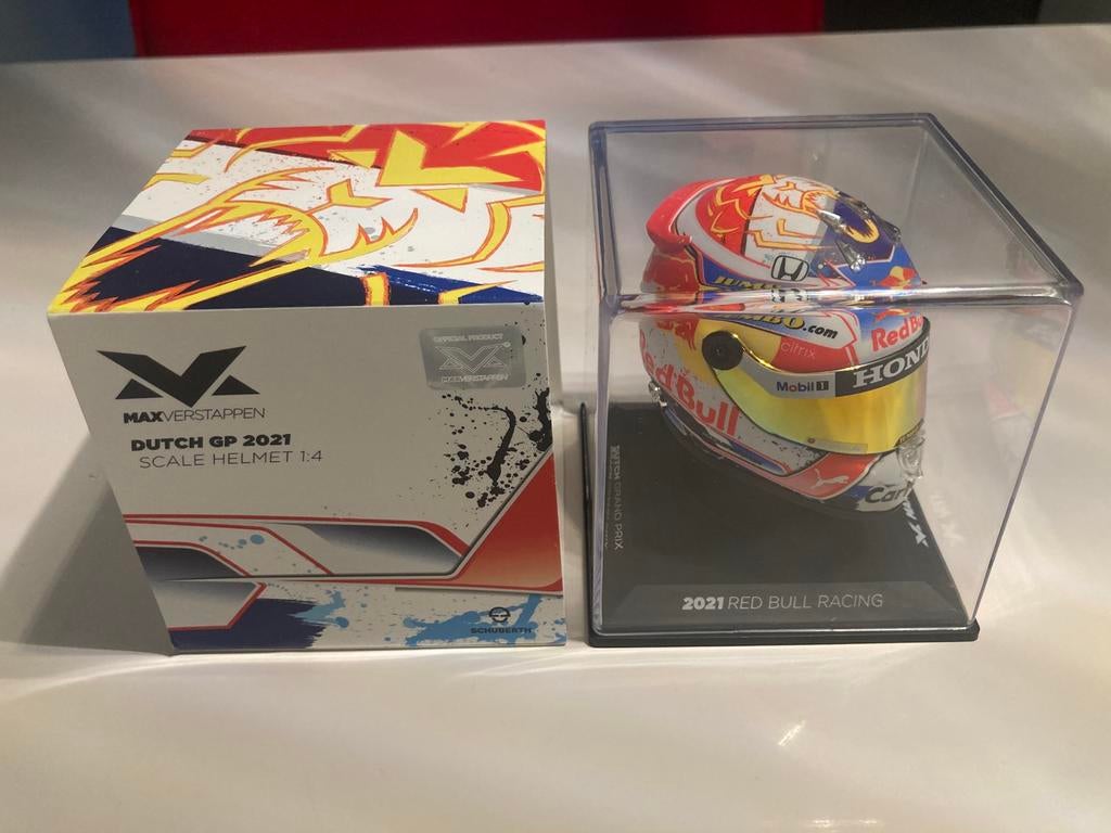 Max Verstappen helm 1/4 dutch gp 2021, Verzamelen, Ophalen of Verzenden, Nieuw, Formule 1