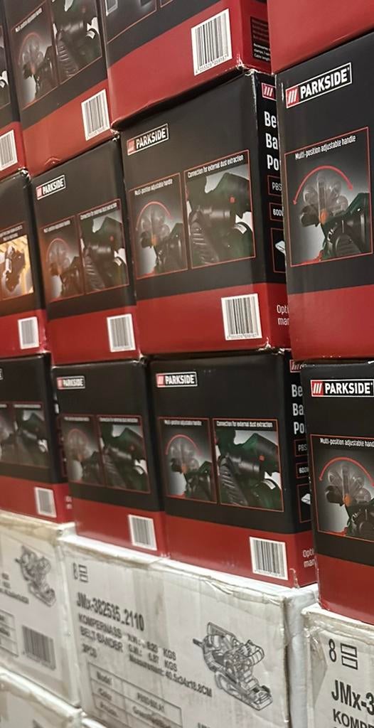 Partij Parkside Bandschuurmachines NIEUW, Ophalen, Nieuw