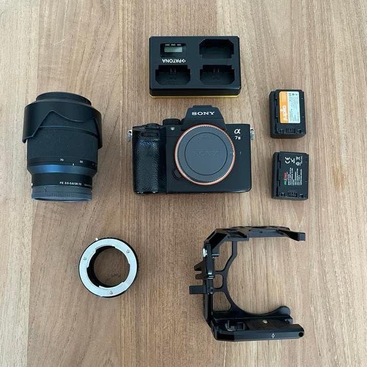 Sony A7III met 28-70mm lens en accessoires, Gebruikt, Spiegelreflex, Ophalen of Verzenden, 4 t/m 7 keer