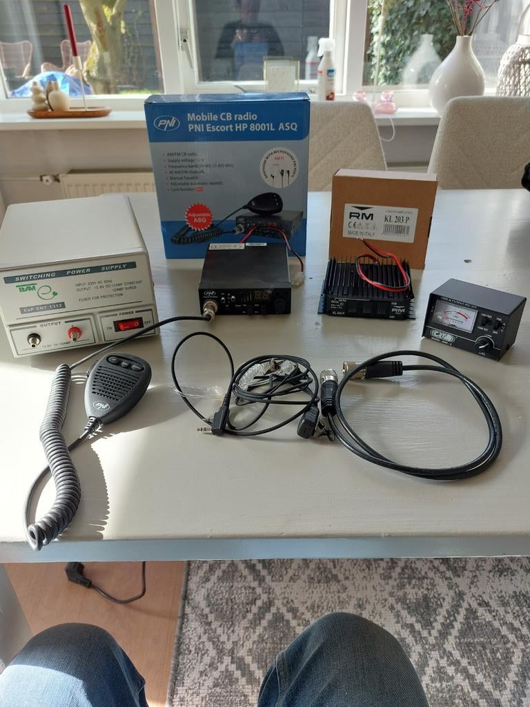 Complete CB Radio Set met accesoires, Ophalen of Verzenden