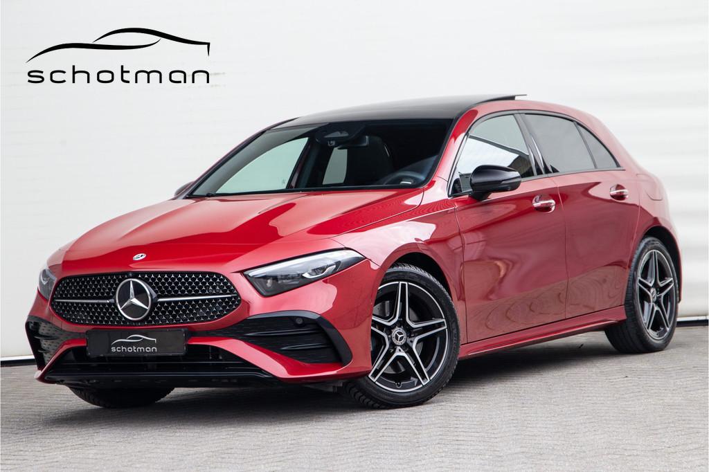 Mercedes-Benz A-Klasse 250 e AMG Premium Plus, Pano, Head-up, Gebruikt, Zwart, 4 cilinders, 218 pk