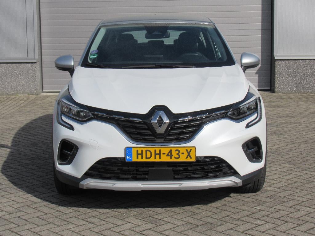 Renault Captur E-tech Plug-in Hybrid 160pk Aut 2021 Wit, Auto's, Renault, 4 cilinders, Leder en Stof, Wit, Plug-in hybride
