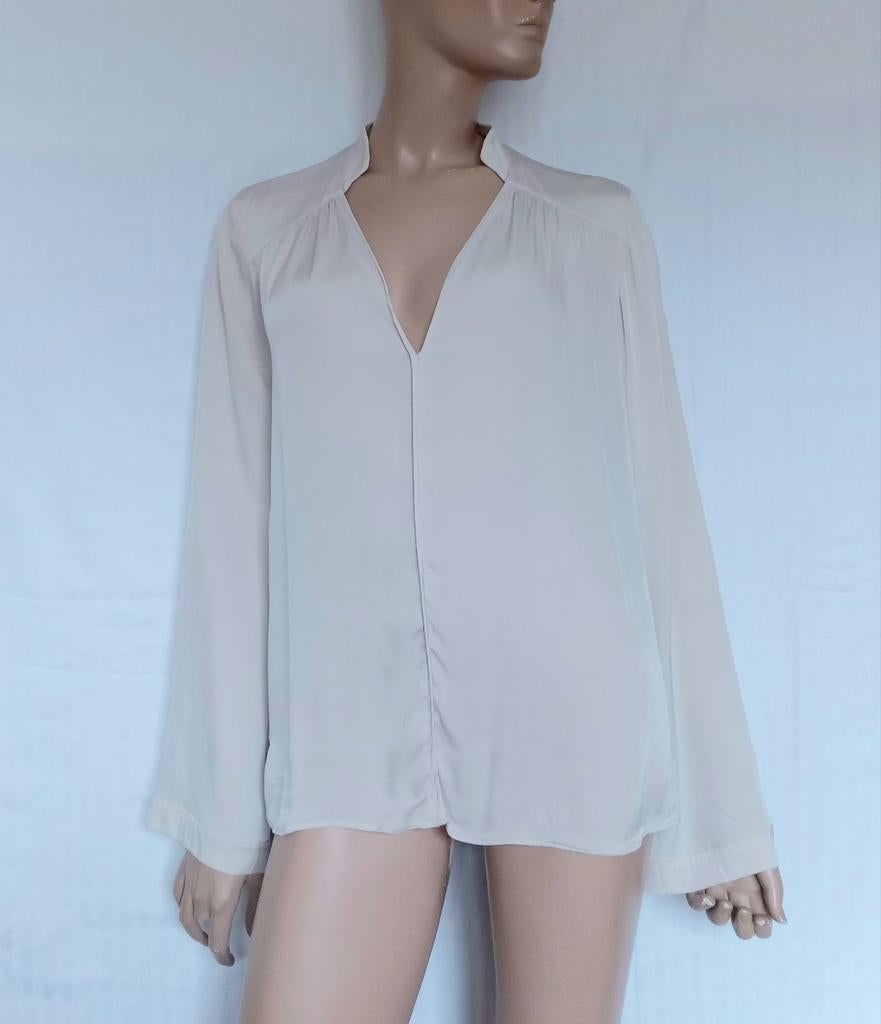 STRENESSE ZIJDE Blouse , Maat 38, Verzenden, Zo goed als nieuw, Maat 38/40 (M), Wit