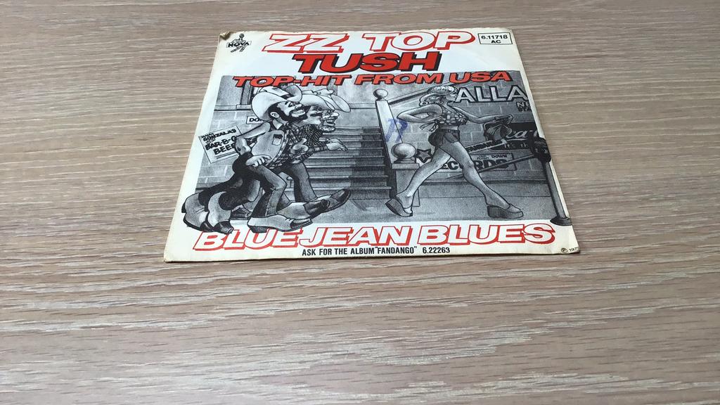 TOP-HIT VAN DE VS VAN ZZ TOP: TUSH, Ophalen of Verzenden, Zo goed als nieuw, Overige formaten, Poprock