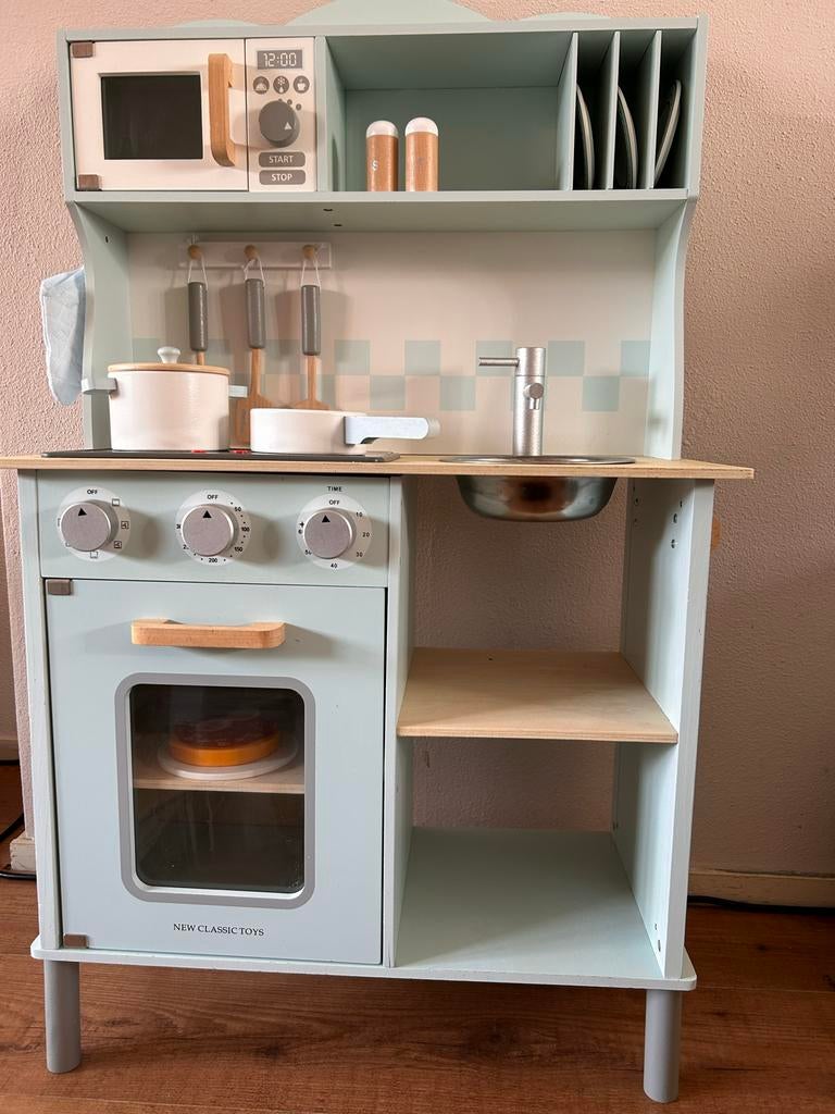 New Classic Toys Keukentje met Licht, Geluid & Accessoires, Kinderen en Baby's, Ophalen, Gebruikt, Jongen of Meisje