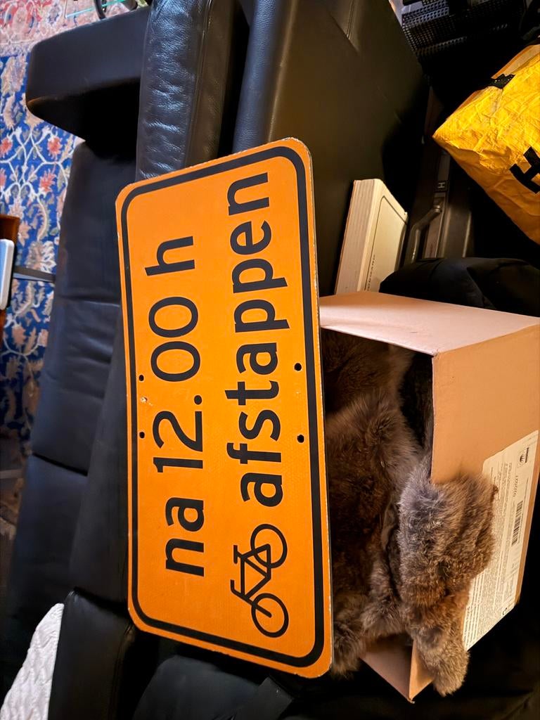 Leuke mancave spullen, Ophalen, Zo goed als nieuw, Reclamebord