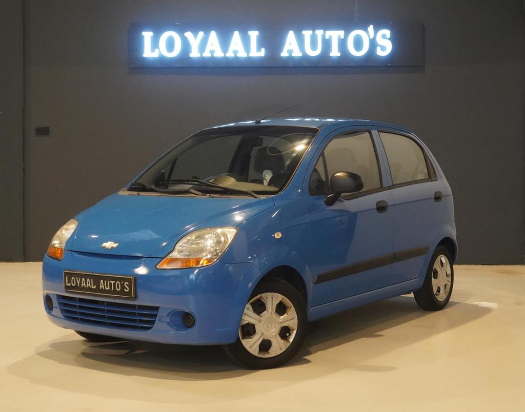 Chevrolet Matiz 0.8 Spirit | APK | BLUETOOTH | ELEK.RAMEN |, Auto's, Chevrolet, Voorwielaandrijving, Stof, Gebruikt, Blauw