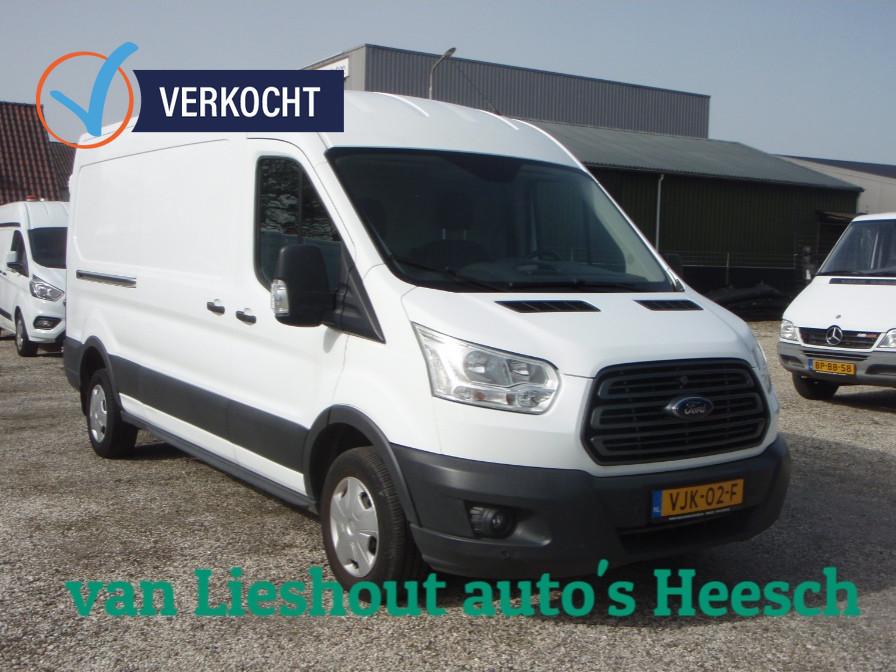 Ford Transit L3H2 nette ambiente 137800 km bj 2018, Stof, Wit, 2034 kg, Geïmporteerd