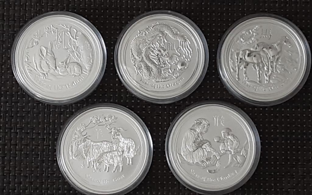 Lunar 2 (5 oz), Ophalen of Verzenden, Zilver