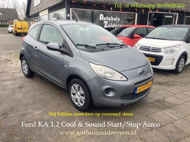 FORD Ka 1.2 69PK Cool & Sound Airco, Voorwielaandrijving, Euro 5, Gebruikt, 1242 cc
