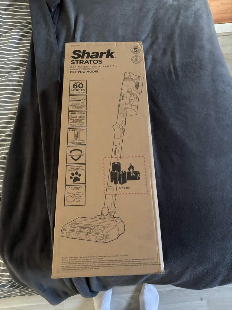 Shark Stratos Stofzuigger IZ400EUTBK, Stofzuiger, Nieuw, Ophalen of Verzenden, Reservoir