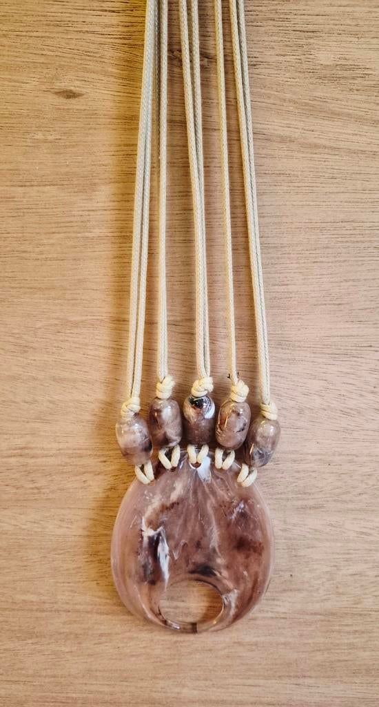 Vintage ceintuur, Ibiza, bohostyle, jaren 60, Kleding | Dames, Ophalen, Heupriem, Zo goed als nieuw, Bruin