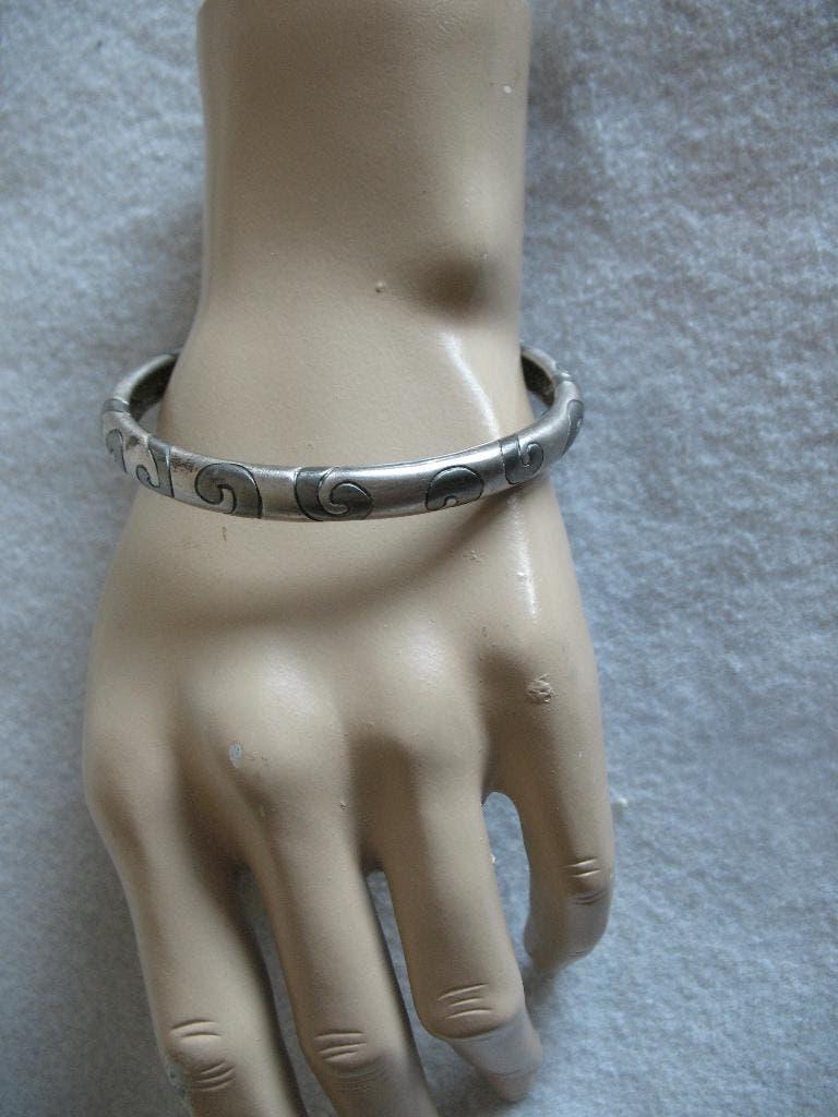 Armband Zilver 925 Ingewerkt motief Italy Mengatti, Ophalen of Verzenden, Zo goed als nieuw, Zilver, Zilver