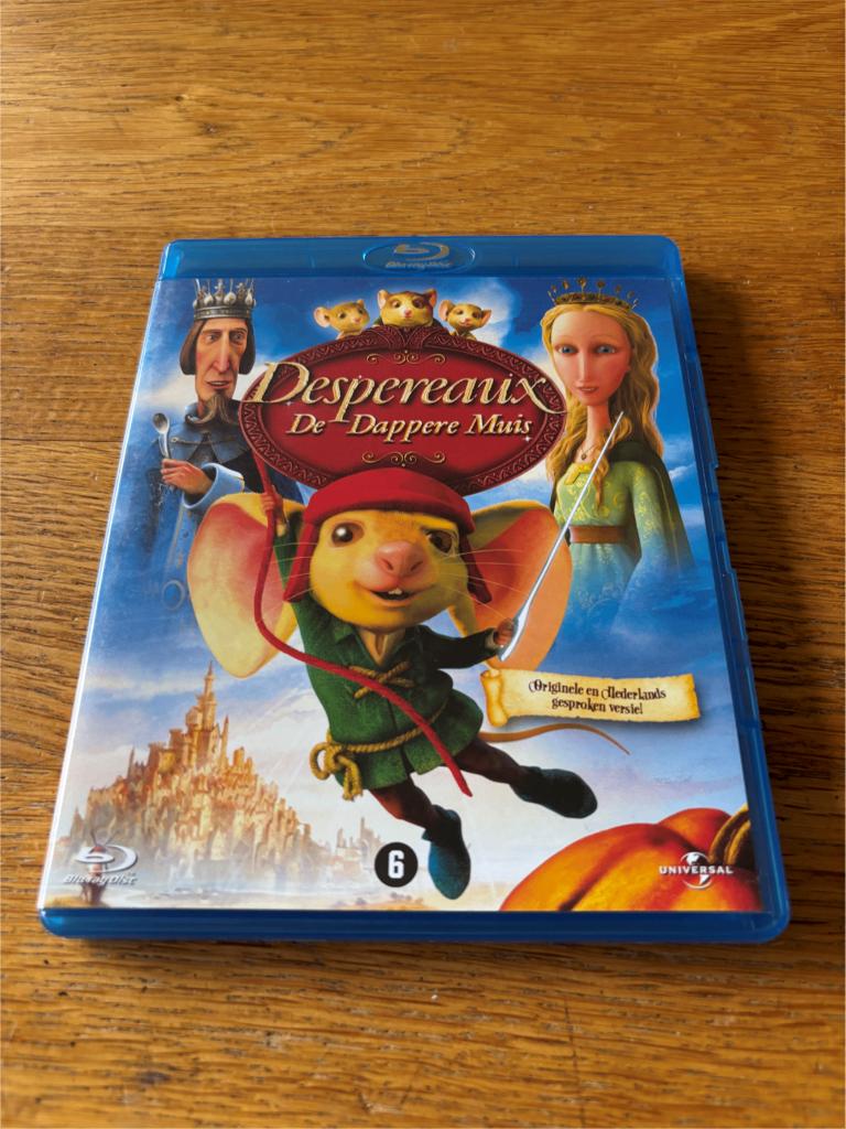 Blu-ray Despereaux / De Dappere Muis - NL-Uitgave, Ophalen of Verzenden, Gebruikt, Tekenfilms en Animatie