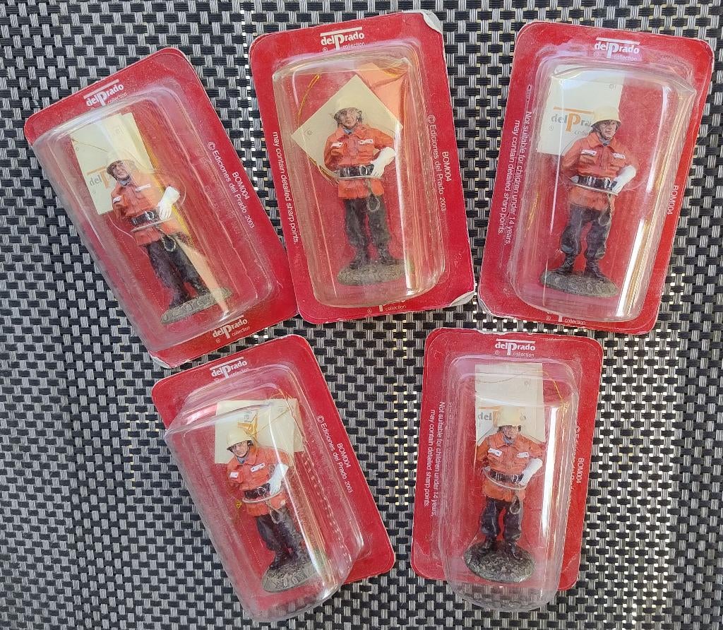 Tinnen Beeldjes van BRANDWEERMAN (van Del Prado), Verzamelen, Ophalen of Verzenden, Zo goed als nieuw, Overige typen