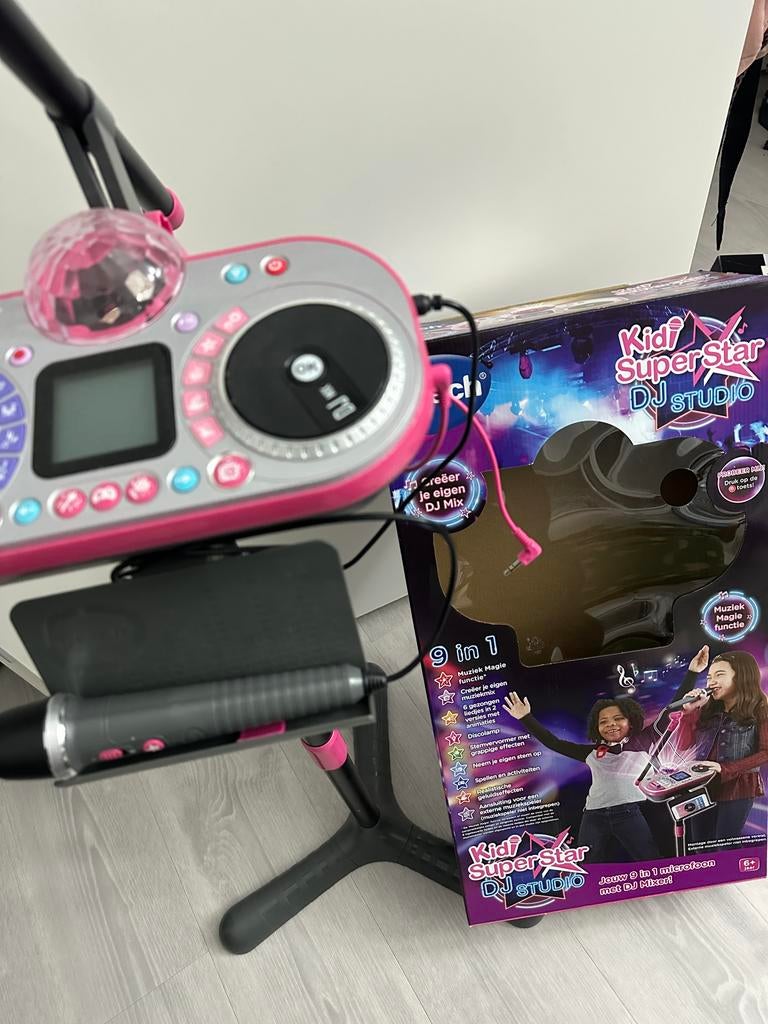 VTech Kidi Super Star DJ Studio met microfoon, Ophalen, Gebruikt, 6 jaar of ouder