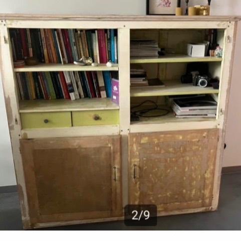 Brocante Franse kast, Ophalen