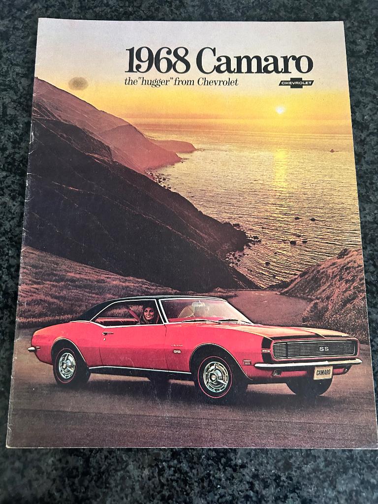 Folder 1968 Camaro, Onbekend, Chevrolet, Ophalen of Verzenden, Zo goed als nieuw
