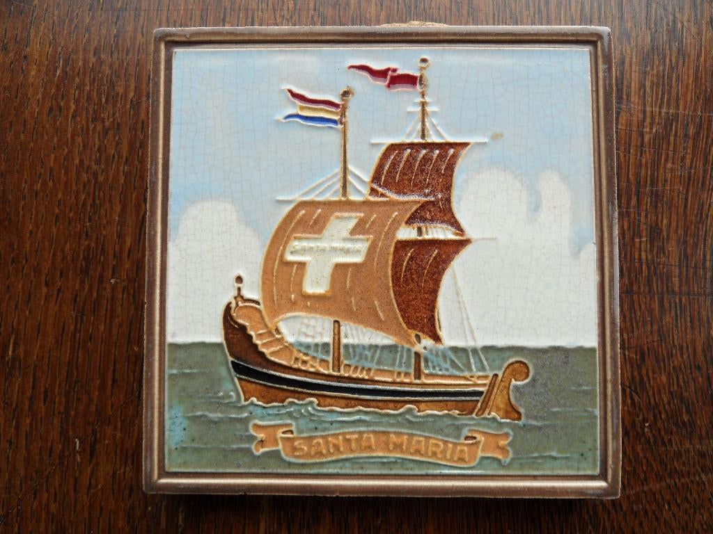 westraven scheepvaart  santa maria  in perfecte staat 10x10c, Ophalen of Verzenden