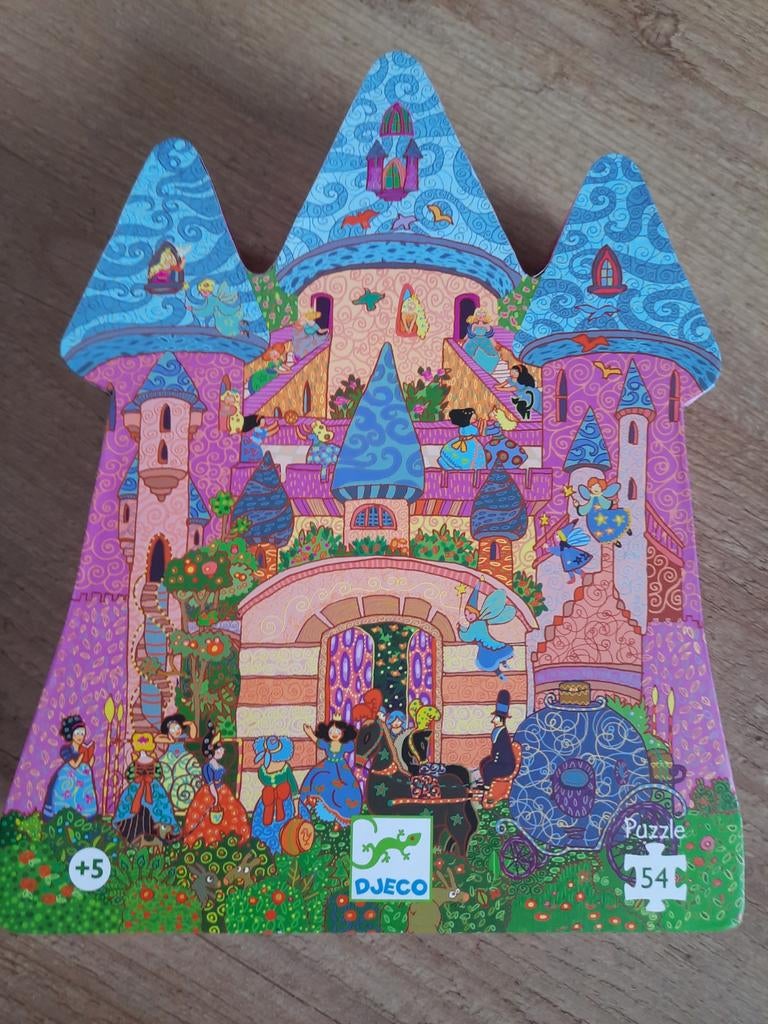 Djeco Puzzel 54 Stukjes, Ophalen, Meer dan 50 stukjes, Zo goed als nieuw